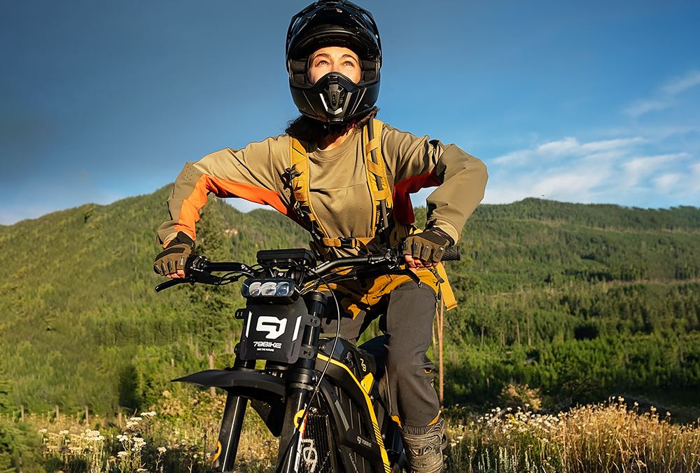 Falcon Pro en montagne avec pilote VOLT RIDE