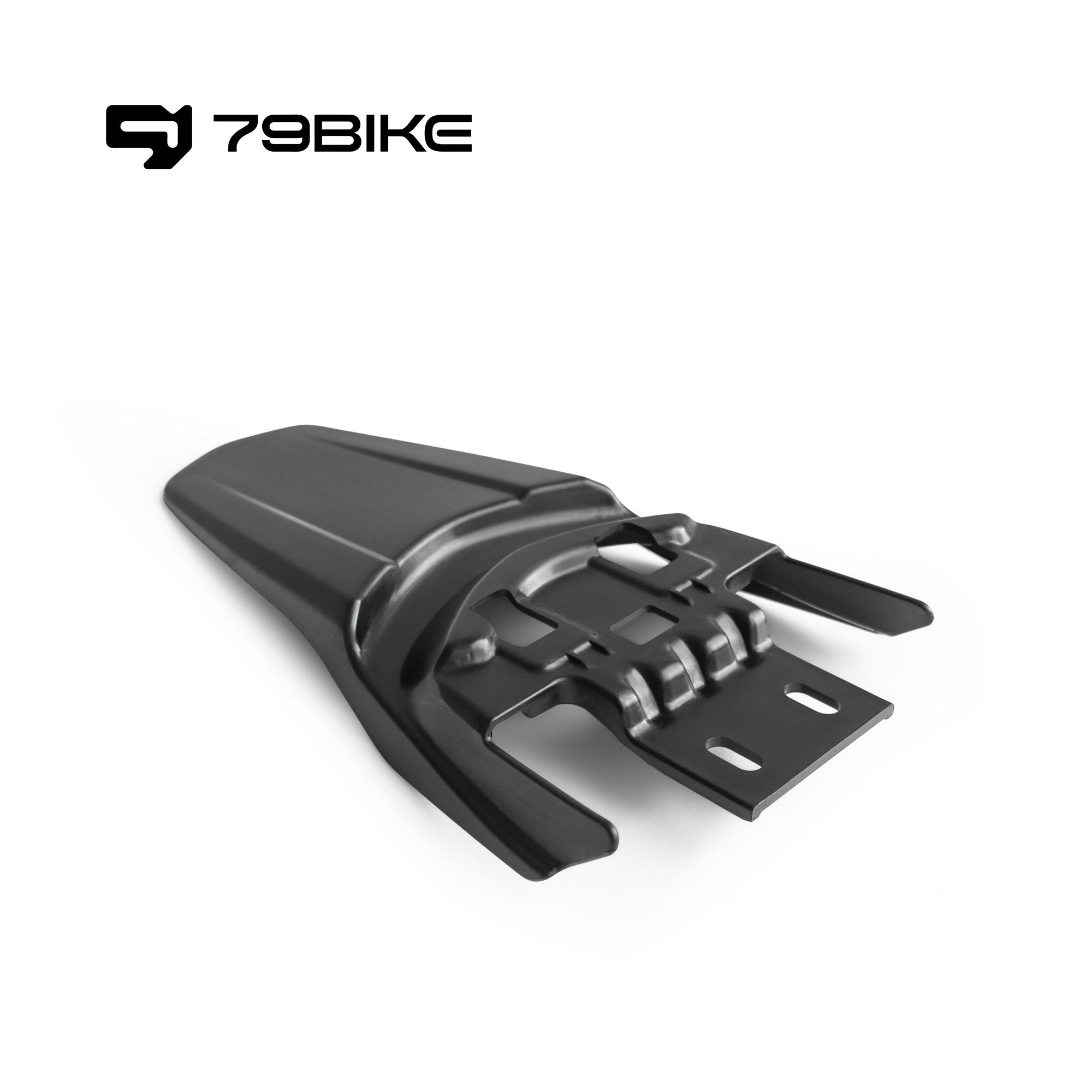 Garde-boue arrière noir 79Bike avec support de plaque — accessoire moto électrique Falcon Pro VOLT RIDE