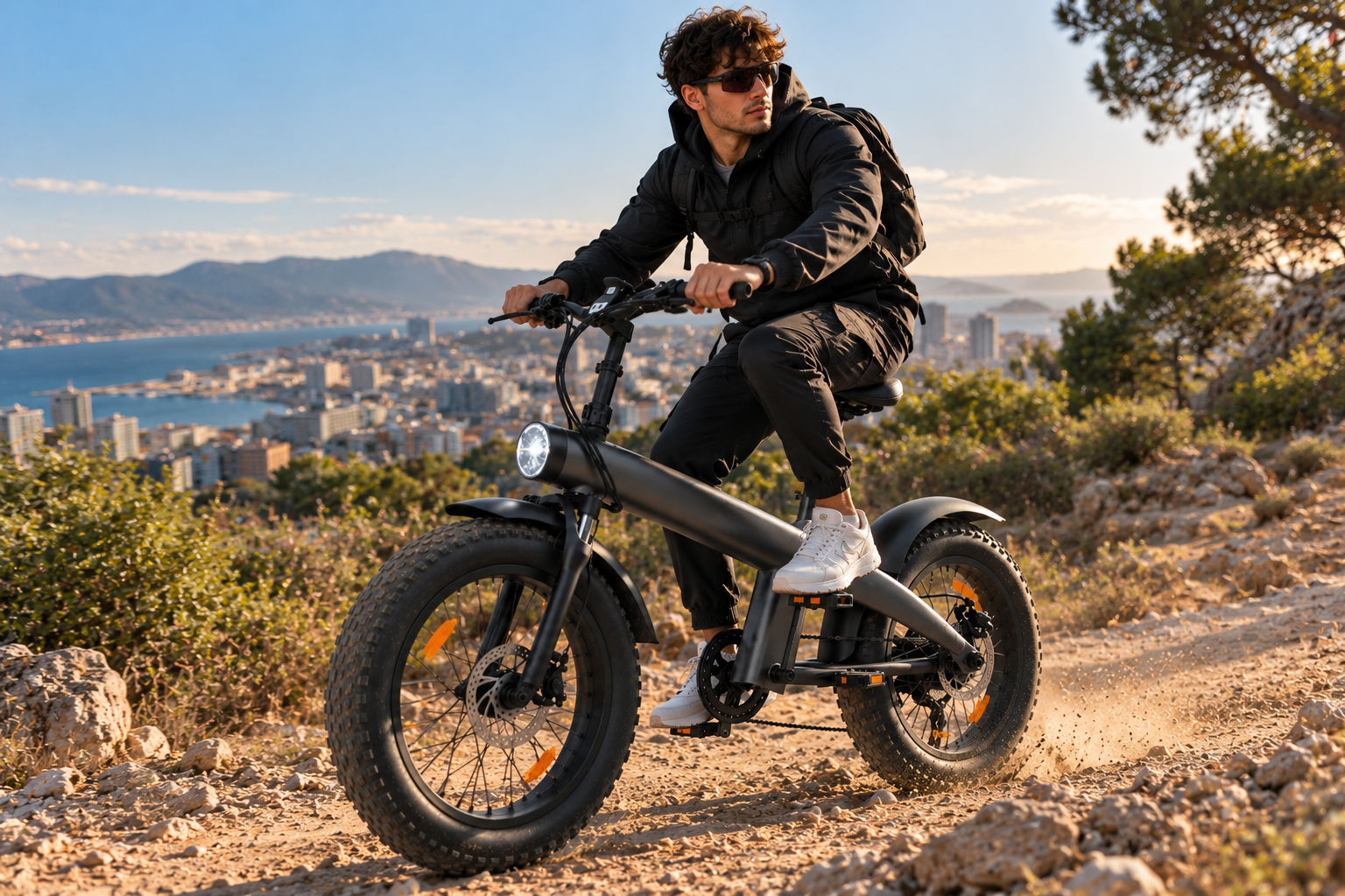 VOLT FOLD — chemin tout-terrain, pneus fat et suspension